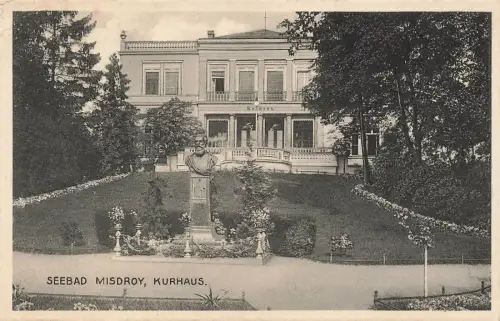 Kurhaus in Seebad Misdroy Pommern Postkarte AK
