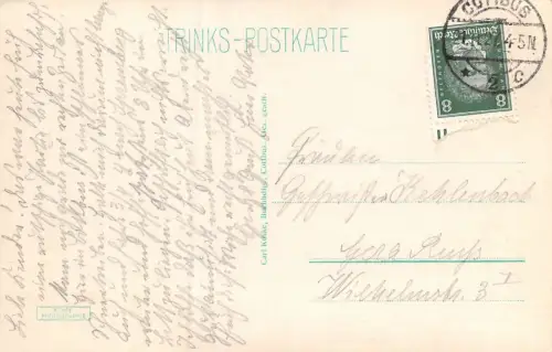 Cottbus Altes Stadttor Postkarte AK 1927