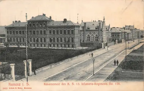 Kamenz i. S. Kasernement des K. S. 13. Infanterie-Regiments No. 178 AK 1908