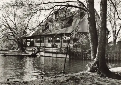 Schiffshebewerk Niederfinow Eberswalde Brandenburg Postkarte AK