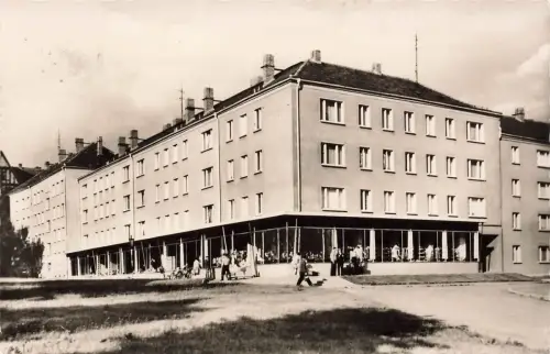 Neubauten an der Zwickauer Straße Reichenbach Vogtland Sachsen Postkarte AK
