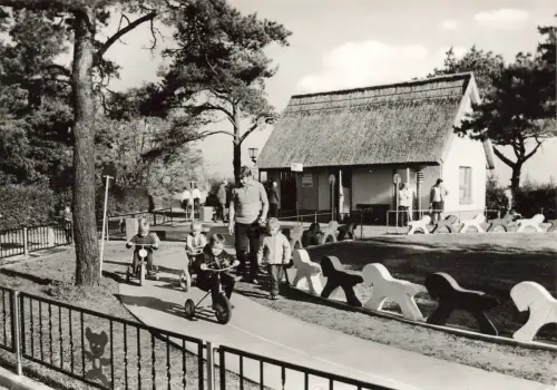 Kindersportgarten Zinnowitz Mecklenburg-Vorpommern Postkarte AK