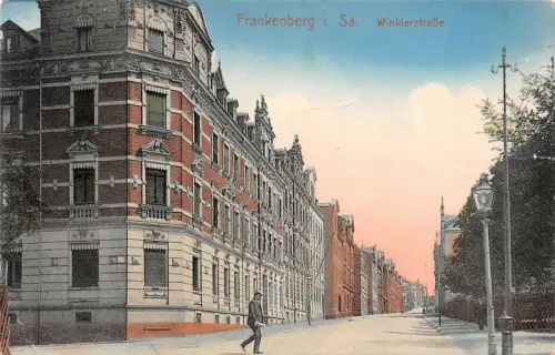 Frankenberg i. Sa. Winklerstraße Feldpostkarte 1915