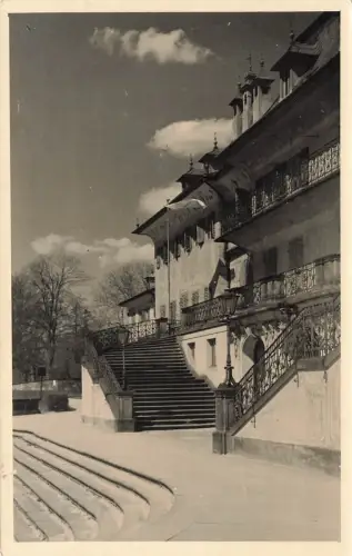 HO-Gaststätte Schlossschänke Pillnitz bei Dresden Sachsen Postkarte AK 1954