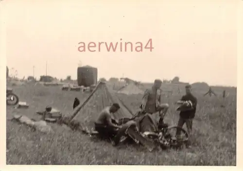 Flak - Scheinwerfer Stellung bei Cherbourg Frankreich