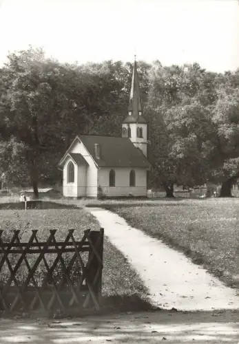 Die kleinste Kirche in Elend Harz Sachsen-Anhalt Postkarte AK 1979