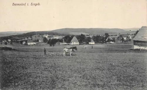 Sommerfrische Hermsdorf im Erzgebirge Sachsen Postkarte AK 1925