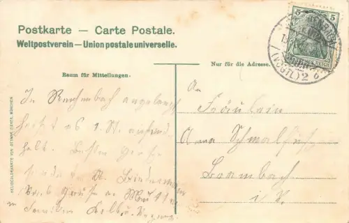Reichenbach i.V. Postkarte 1903