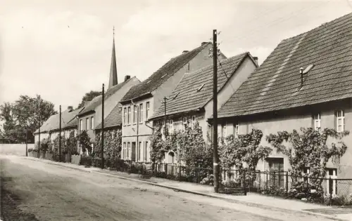 Mittelstraße in Doberlug-Kirchenhain Brandenburg Postkarte AK