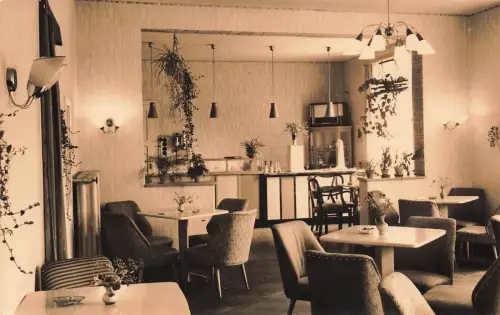 FDGB-Ferienheim Haus Waldfrieden, Milchbar Neuglobsow Brandenburg Postkarte AK