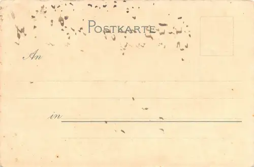 Sylt Blick auf Westerland Strandgut Künstler Postkarte