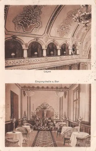 Vergnügungs-Etablissement "Drei-Kaiser-Hof" Dresden Postkarte AK