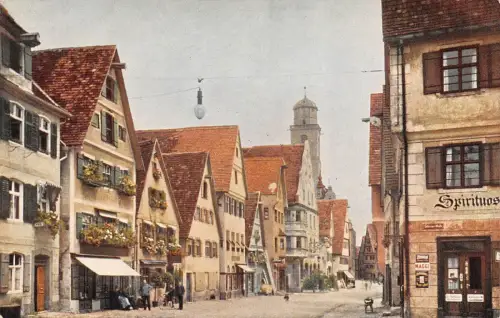 Dinkelsbühl Segringer-Straße Postkarte AK