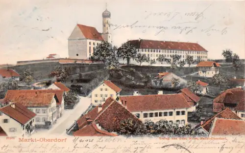 Markt-Oberdorf Ansicht Postkarte AK 1905