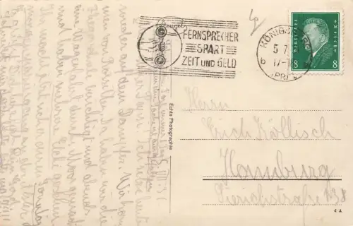 Gausupschlucht Ostseebad Rauschen Ostpreußen Postkarte AK 1931