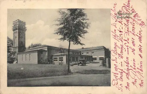 Restaurant Sommerfrische Halver-Carlshöhe AK 1933