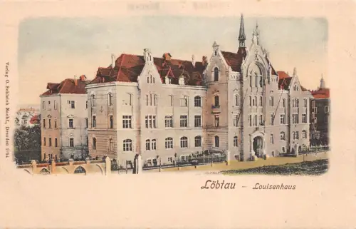Löbtau Louisenhaus Dresden Postkarte AK