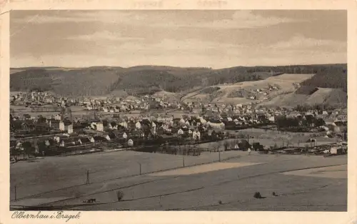 Olbernhau i. Erzgeb. Ansicht Panorama Postkarte AK 1942
