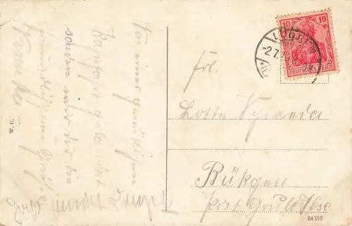 Zum Fröhlichen Hecht in Lehde Spreewald Brandenburg Postkarte AK 1908