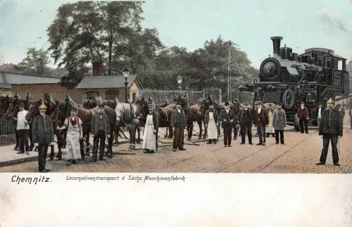 Chemnitz Locomotiventransport d. Sächs. Maschinenfabrik AK 1907