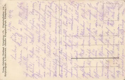 Die ersten deutschen Kolonnen passieren den Wilijafluss Wilna Litauen AK