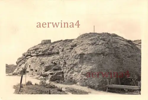 Franz. Festung Fort Vaux bei Verdun Lothringen Frankreich
