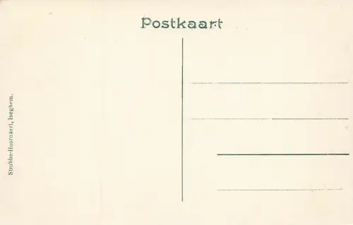 De Statie Bahnhof Iseghem Westflandern Belgien Postkarte AK