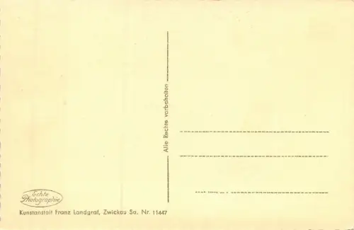 Parkanlagen mit Musiktempel in Zwickau Sachsen Postkarte AK