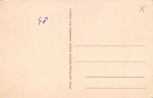 Gruß aus Bretnig Strassenansicht Postkarte