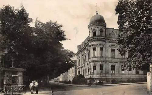 Apolda Promenadestraße Postkarte AK 1930