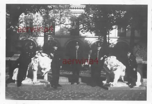 deutsche Eis Löwenköpfe Schloß in Lille Frankreich