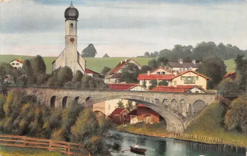 Gmund am Tegernsee Postkarte AK