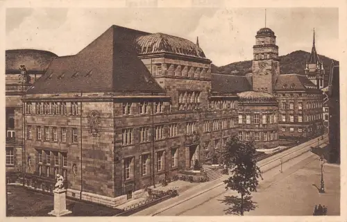 Freiburg i. Br. Universität Baden-Württemberg Postkarte AK 1931