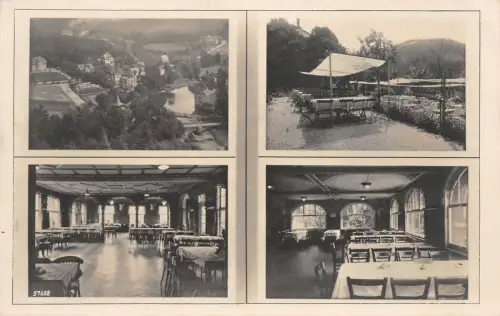 Café Rohleder Kurort Neumühle an der Elster Thüringen Postkarte