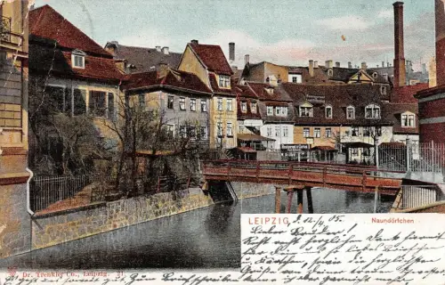 Leipzig Naundörfchen Postkarte AK 1905