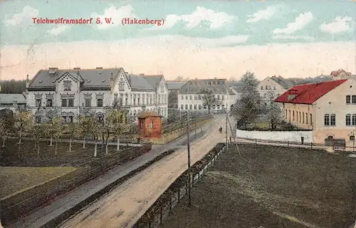 Teichwolframsdorf S. W. Hakenberg AK 1913