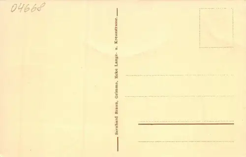 Fürsten- und Landesschule mit Klosterkirche Grimma Sachsen Postkarte