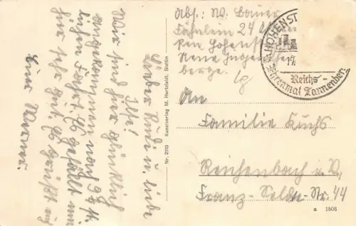 Ostswine-Osternothhafen Ostmole Postkarte AK