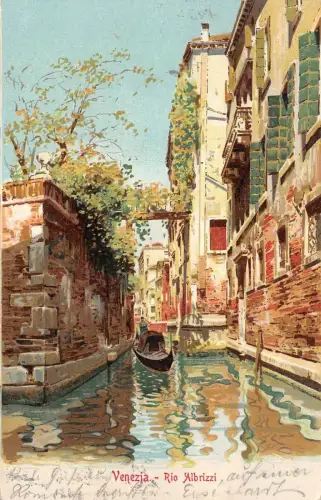 Venezia Rio Albrizzi Postkarte AK 1903