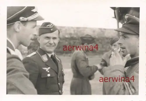 Piloten Feier 110 Feindflug Aufkl. Gr. 122 Flugplatz Parna Italien