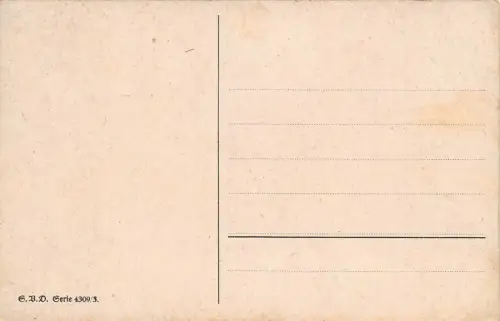 Hunde auf dem Jagd A.Mailick Postkarte