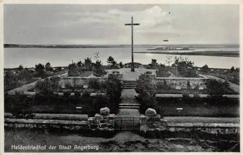 Angerburg Heldenfriedhof Ostpreußen Postkarte 1935