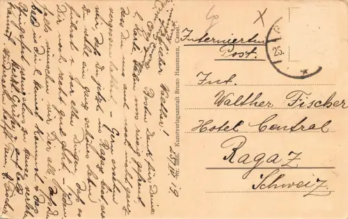 Greiz Ansicht vom Schloss Thüringen Postkarte AK