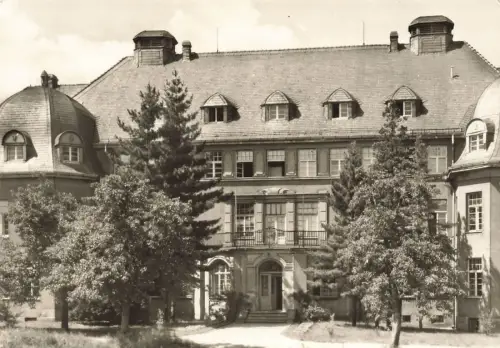 Heilstätten Haus A36 Zschadraß Grimma Sachsen Postkarte AK