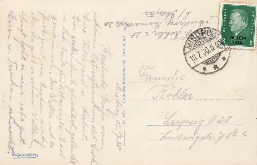 Badeleben in Ostseebad Misdroy Pommern Postkarte AK 1930