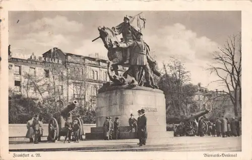 Frankfurt a. M. Bismarck-Denkmal Postkarte 1916