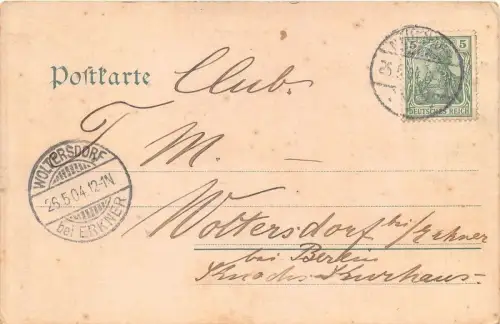 Bad Neuenahr Allee im Curgarten 1904 Postkarte