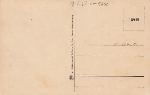 Panoramakarte mit Bahnhof und Postamt Reichenbach Vogtland Sachsen Postkarte AK