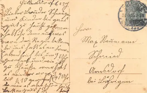 Chemnitz Kaserne des 181. Inf.-Reg. Masch.-Gewehr-Komp 5. Inf. Ulanen AK 1915