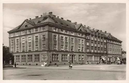 Ansicht Postgebäude in Ostrau-Witkowitz Mähren Postkarte AK